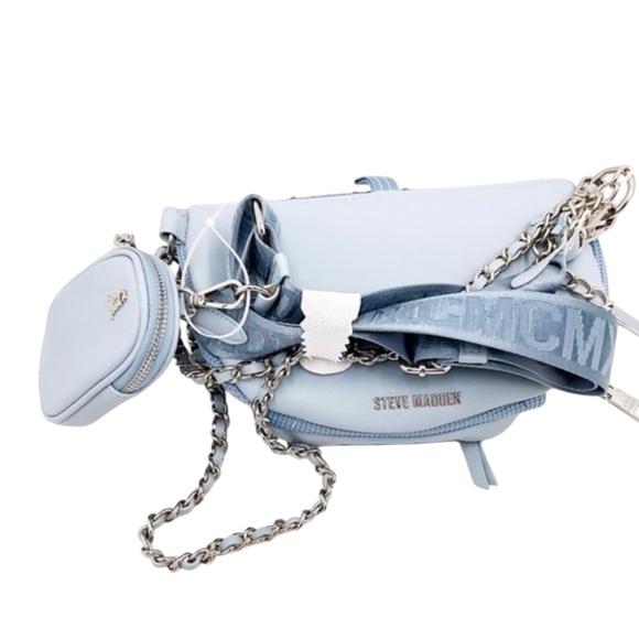 🆕{Steve Madden} Bmaxima Multi Crystals Cross Body Sling Bag - Picture 11 of 12